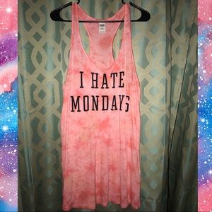 Victoria’s Secret Pink I Hate Monday’s Tank